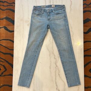 AG Adriano Goldschmied Light Blue Skinny Jeans
